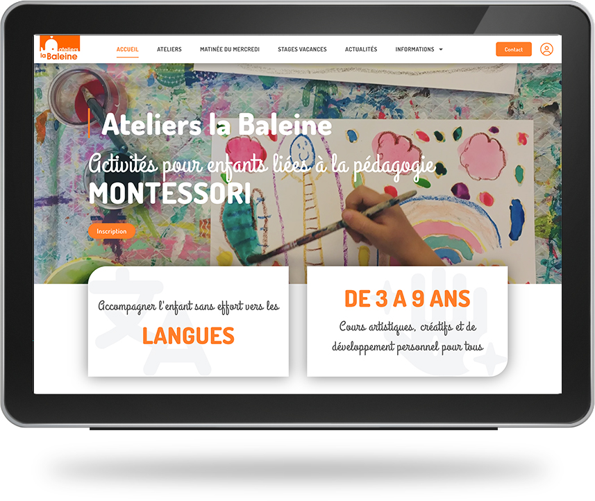 création site internet pour une école avec paiement en ligne